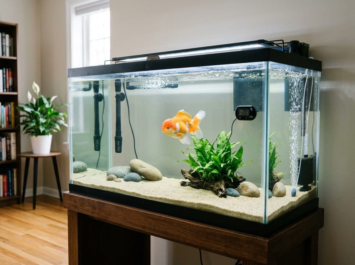 A correctly set up Goldfish tank